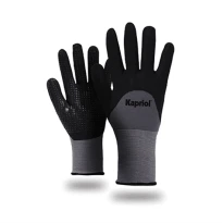 12 pares – Guantes de trabajo antideslizantes Kapriol Nitrilo Top Flex 128080