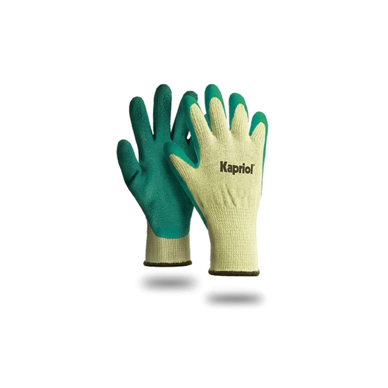 12 Pares - Guantes de Trabajo Antideslizantes Kapriol Latex Supergrip 128158