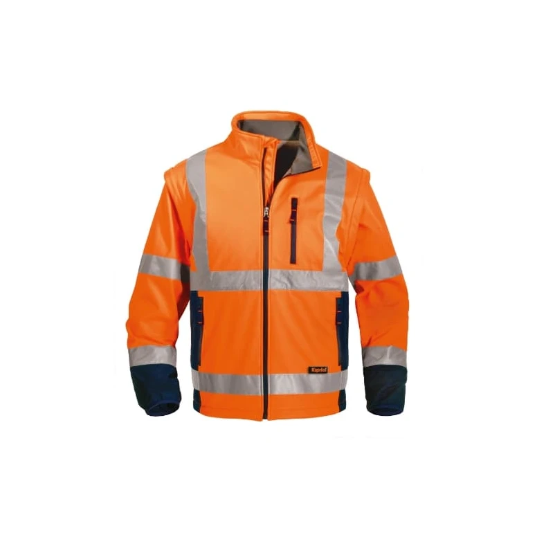 Chaqueta de trabajo 2 en 1 Kapriol 137821 softshell de alta visibilidad
