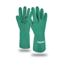 12 pares - Guantes de trabajo Kapriol en nitrilo Chemical 180129 Riesgo químico