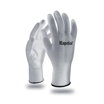 6 pares - Guantes de trabajo Kapriol en poliuretano Skin 189014