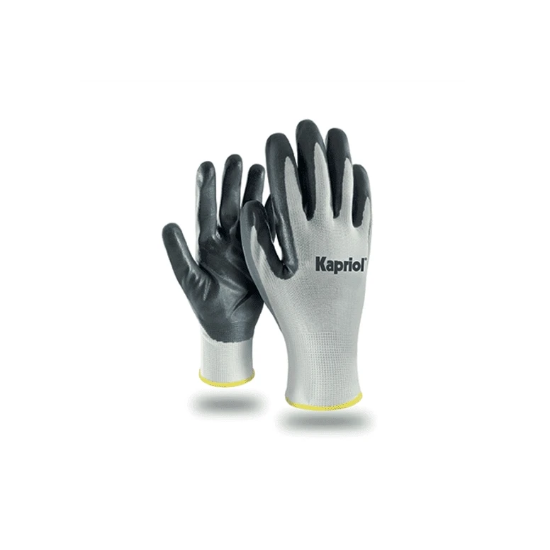 12 pares - Guantes de trabajo Kapriol en nitrilo Basic Touch 189026