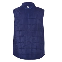 Chaleco de trabajo Sparco PARAMOUNT con interior de forro polar acolchado invernal Multibolsillos - Azul