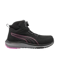 Zapatos de seguridad cierre BOA Puma Aspire Pink Disc Mid S3S ESD FO HRO SR 632950