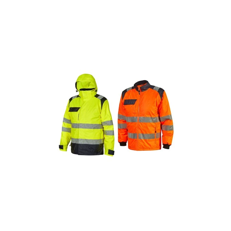 Parka de trabajo alta visibilidad multibolsillos U-Power Freeway HL383