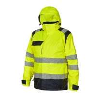 Parka de trabajo alta visibilidad multibolsillos U-Power Freeway HL383
