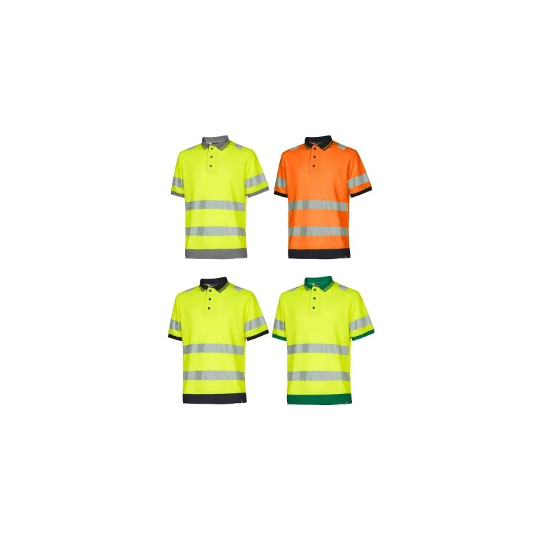 3 piezas – Polo de trabajo alta visibilidad U-Power Tape WHL388