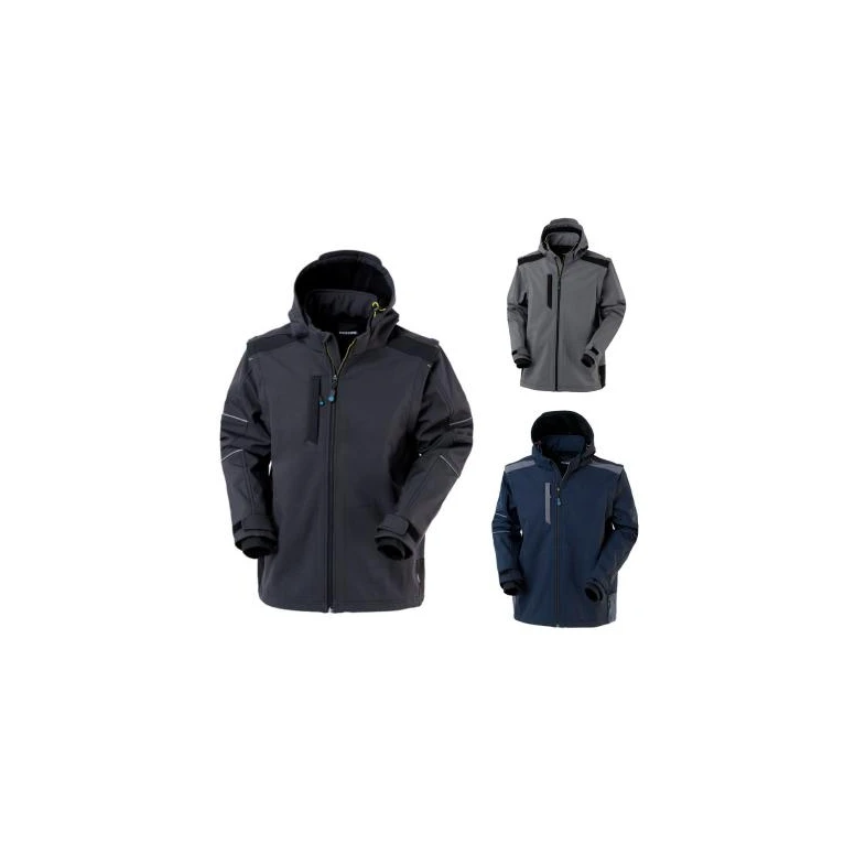 Chaqueta de trabajo Rossini Softshell UltraFlex HH672 Stretch Multi-bolsillos