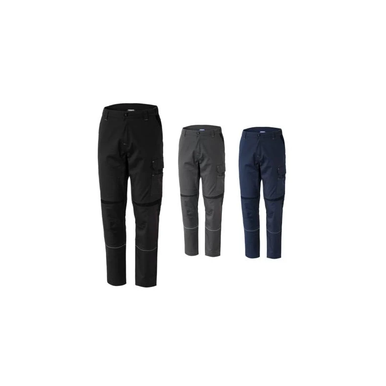 Pantalón de trabajo Rossini Dakar A00167 multibolsillos stretch