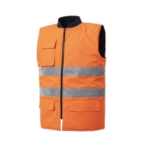 Chaleco de trabajo Rossini Jim Hi-Vis reversible HH233 alta visibilidad