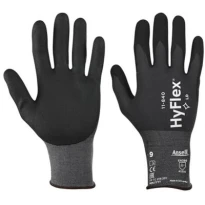 12 piezas - Guantes de trabajo Ansell Guante Hyflex 11-840 GGU977 anticalor