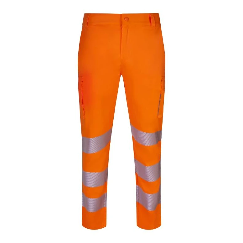 Pantalón de Trabajo Alta Visibilidad Velilla 303031S Multibolsillos Stretch
