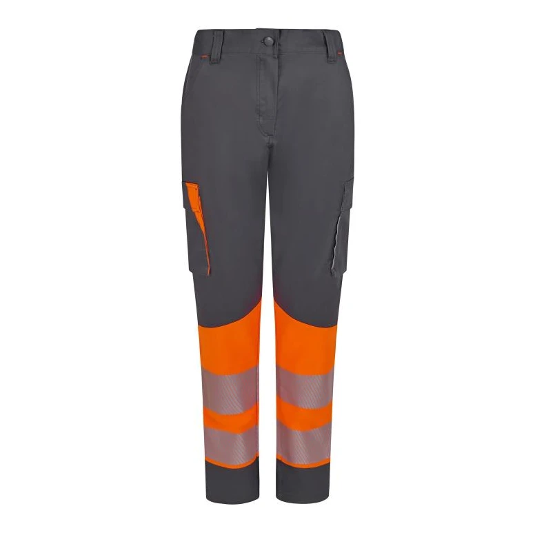 Pantalón de Trabajo Alta Visibilidad Velilla Multibolsillos Stretch Bicolor 303032S