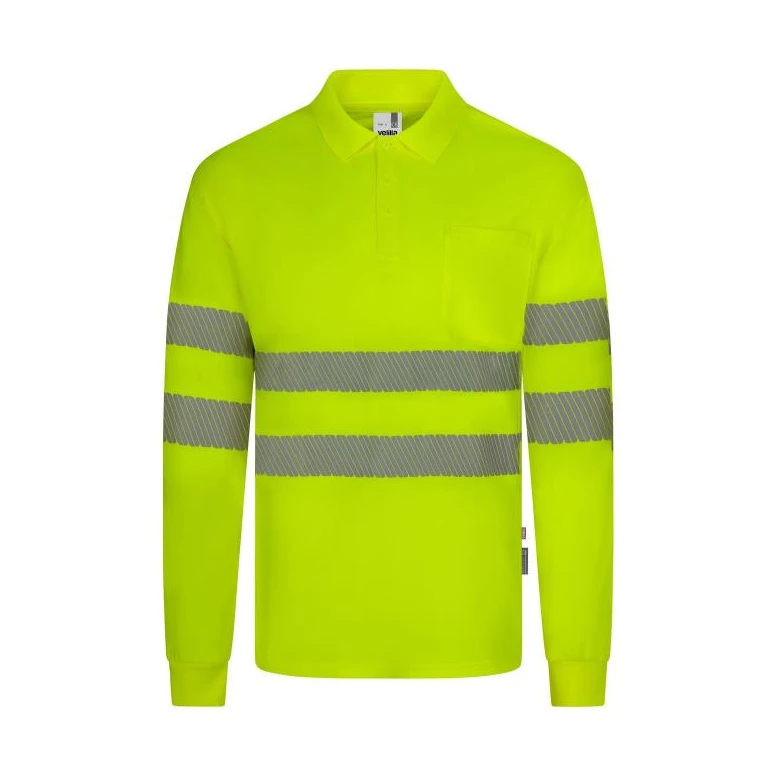 Polo de Trabajo Velilla 305534 Alta Visibilidad Manga Larga