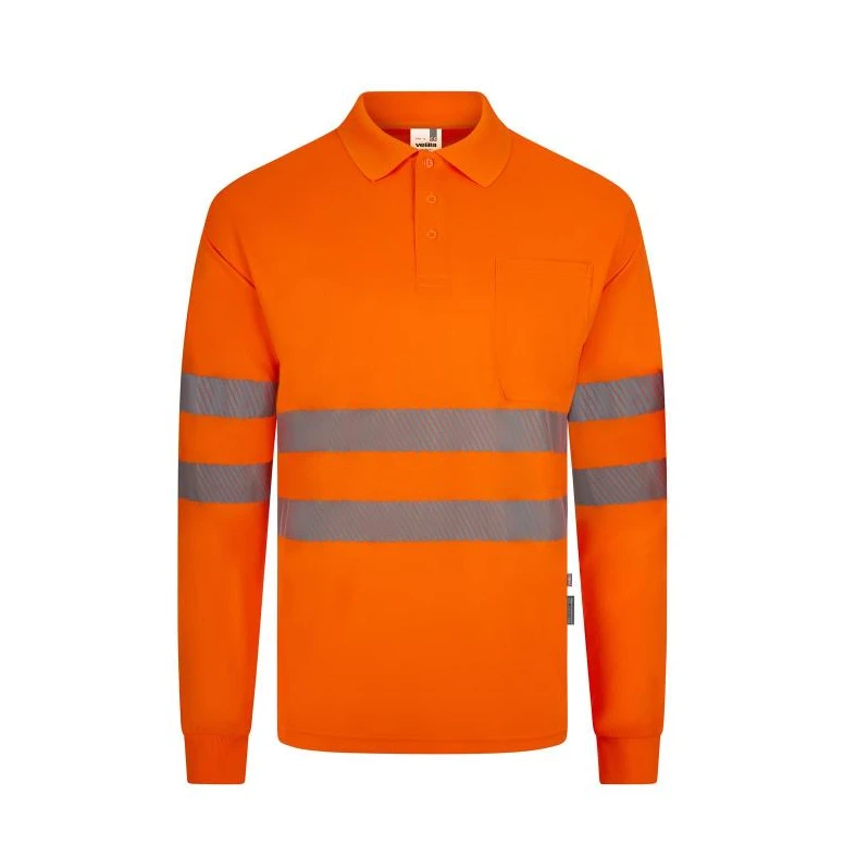 Polo de Trabajo Velilla 305534 Alta Visibilidad Manga Larga