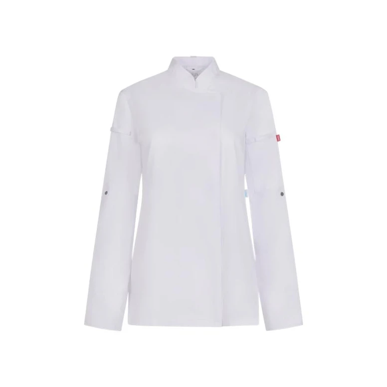 Chaqueta de Chef Velilla Shift 405211W Cuello Mao Mujer