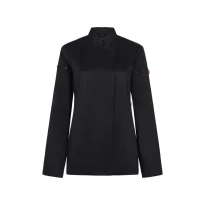 Chaqueta de Chef Velilla Shift 405211W Cuello Mao Mujer