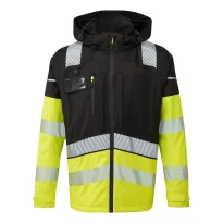 Chaqueta de trabajo Portwest alta visibilidad 2 en 1 Ultimate Modular Hi Vis BX323 impermeable multibolsillos