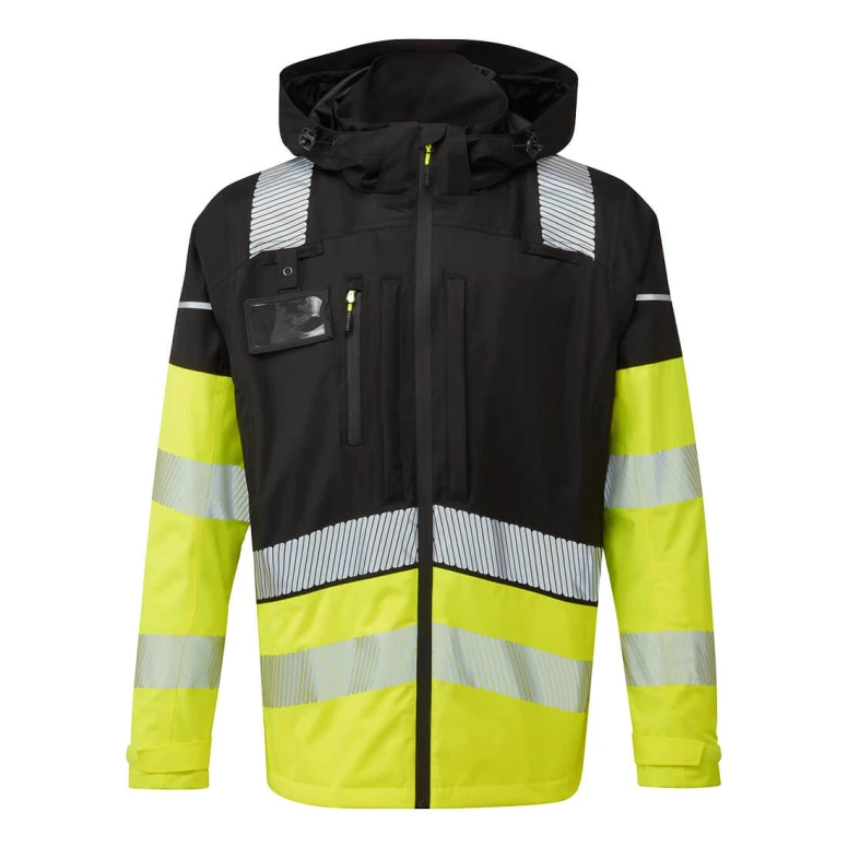 Chaqueta de trabajo Portwest alta visibilidad 2 en 1 Ultimate Modular Hi Vis BX323 impermeable multibolsillos