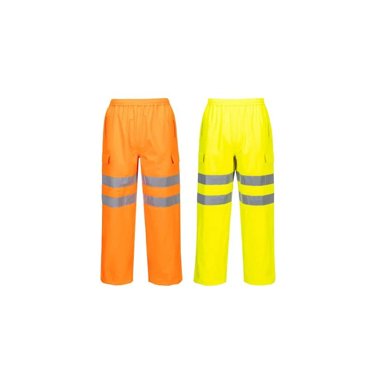 Pantalón de trabajo Portwest alta visibilidad Extreme Hi Vis S595 impermeable multibolsillos
