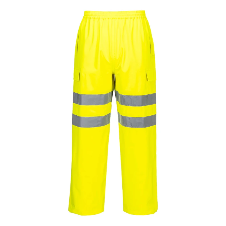 Pantalón de trabajo Portwest alta visibilidad Extreme Hi Vis S595 impermeable multibolsillos