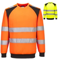 Sudadera de trabajo Portwest alta visibilidad CD805 WX2 Eco Hi Vis