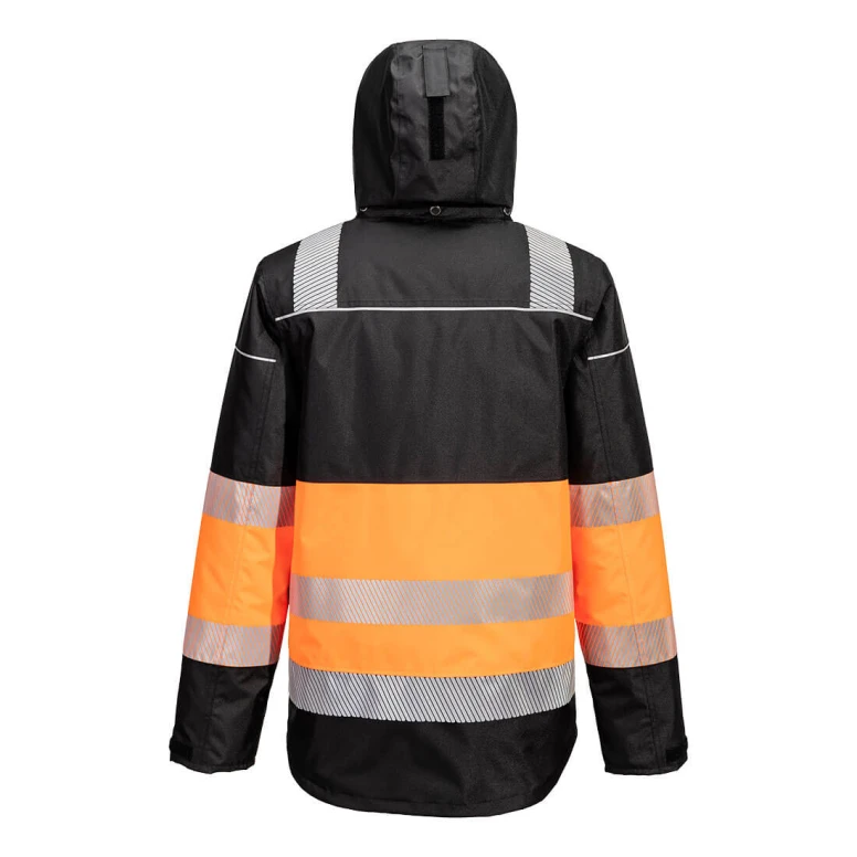 Chaqueta de Trabajo Portwest Alta Visibilidad PW364 Multibolsillos Invernal
