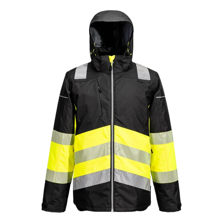 Chaqueta de Trabajo Portwest Alta Visibilidad PW364 Multibolsillos Invernal