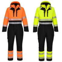 Mono de Trabajo Portwest Alta Visibilidad DX438 Invernal Multibolsillos Impermeable