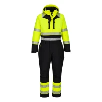 Mono de Trabajo Portwest Alta Visibilidad DX438 Invernal Multibolsillos Impermeable