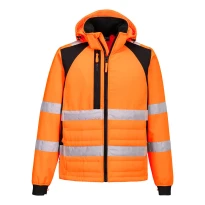 Chaqueta de trabajo Portwest alta visibilidad CD863 Softshell WX2 multibolsillos impermeable