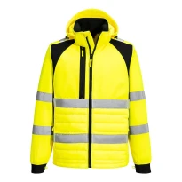 Chaqueta de trabajo Portwest alta visibilidad CD863 Softshell WX2 multibolsillos impermeable