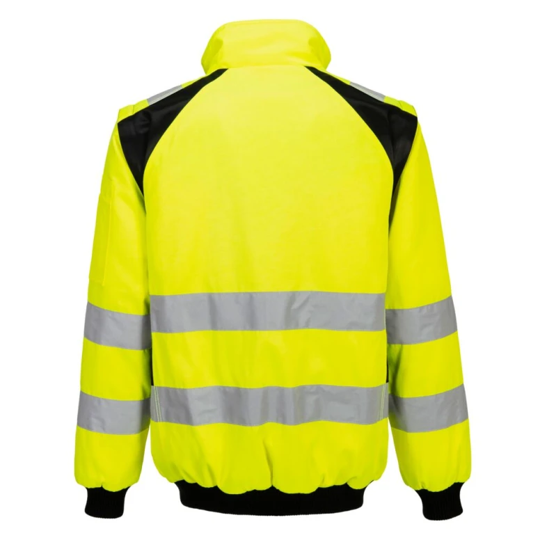 Chaqueta de trabajo Portwest alta visibilidad Pilot WX2 Hi Vis 2 in 1 CD898 multibolsillos impermeable