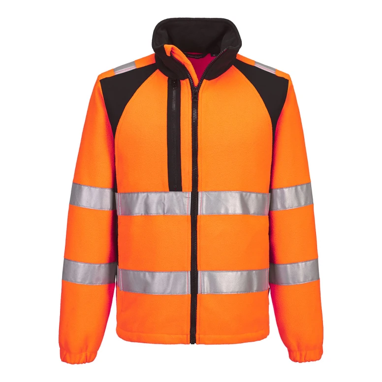 Chaqueta de trabajo Portwest alta visibilidad CD807 forro polar multibolsillos