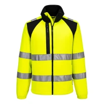 Chaqueta de trabajo Portwest alta visibilidad CD807 forro polar multibolsillos