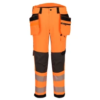 Pantalón de trabajo Portwest alta visibilidad Holster EV448 Stretch multibolsillos