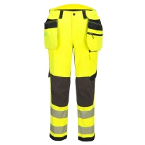 Pantalón de trabajo Portwest alta visibilidad Holster EV448 Stretch multibolsillos