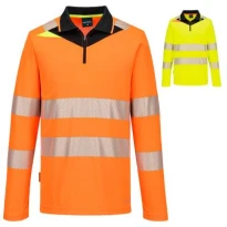 Polo de trabajo Portwest DX419 alta visibilidad manga larga