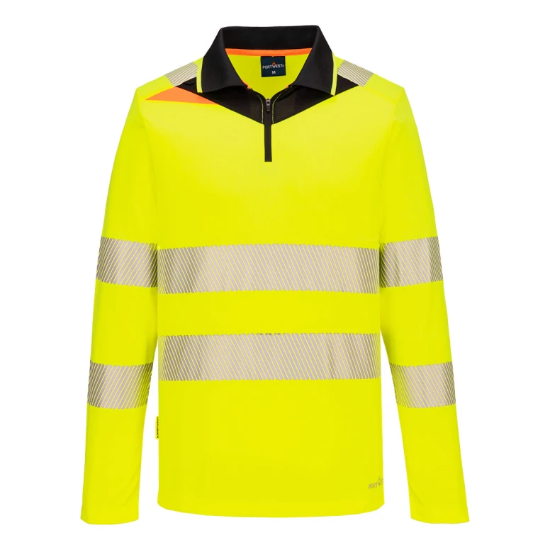 Polo de trabajo Portwest DX419 alta visibilidad manga larga
