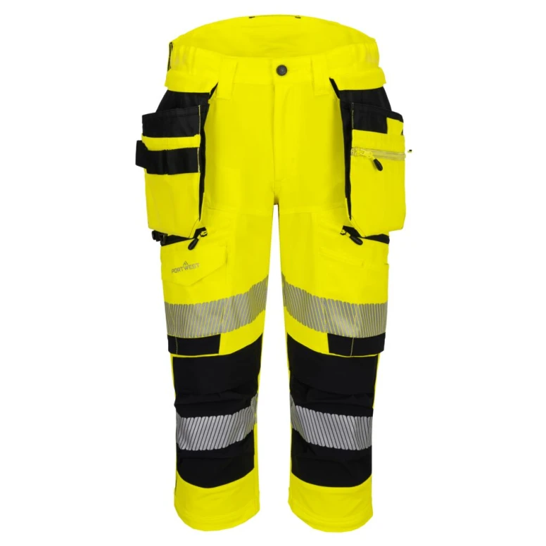 Pantalón de trabajo Portwest Pirate DX402 alta visibilidad stretch multibolsillos