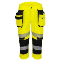 Pantalón de trabajo Portwest Pirate DX402 alta visibilidad stretch multibolsillos