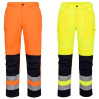 Pantalón de trabajo Portwest alta visibilidad T143 stretch multibolsillos