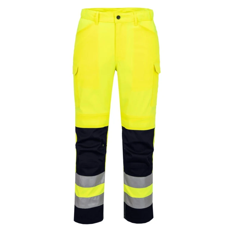 Pantalón de trabajo Portwest alta visibilidad T143 stretch multibolsillos