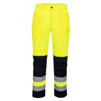 Pantalón de trabajo Portwest alta visibilidad T143 stretch multibolsillos