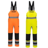 Mono de trabajo Portwest alta visibilidad CD852 multibolsillos stretch