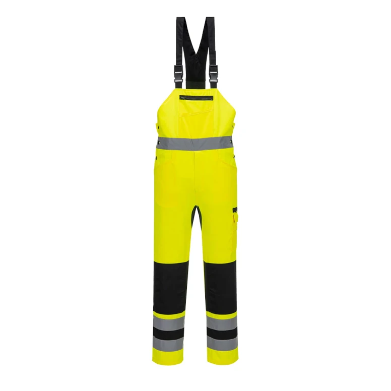 Mono de trabajo Portwest alta visibilidad CD852 multibolsillos stretch