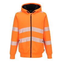 Sudadera de trabajo Portwest alta visibilidad PW321 con capucha 2