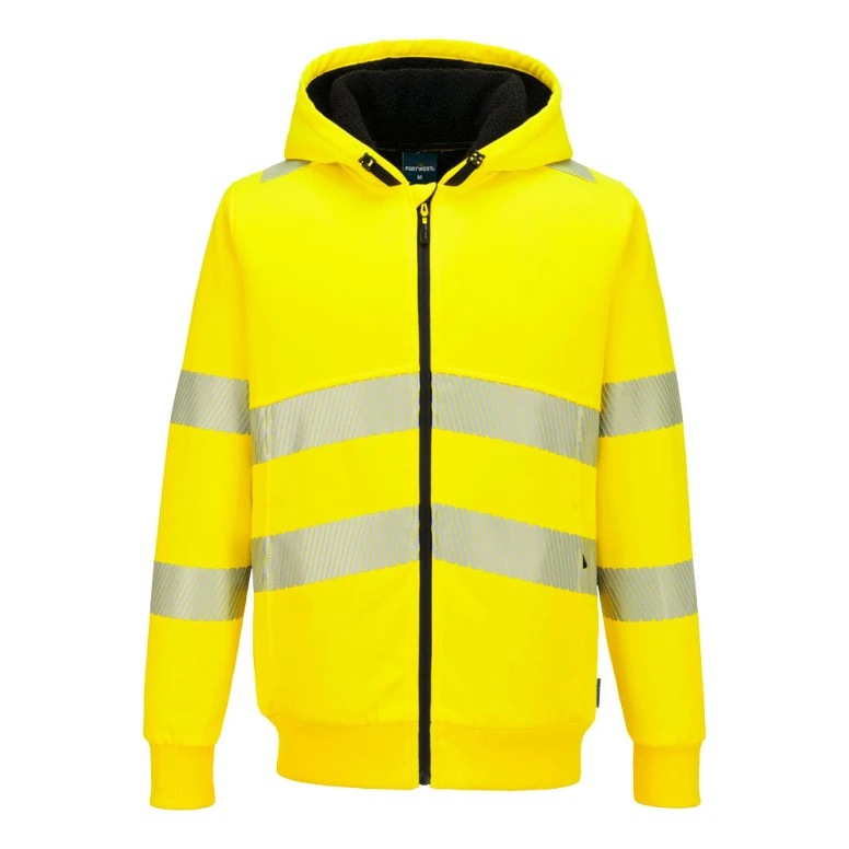 Sudadera de trabajo Portwest alta visibilidad PW321 con capucha