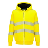 Sudadera de trabajo Portwest alta visibilidad PW321 con capucha