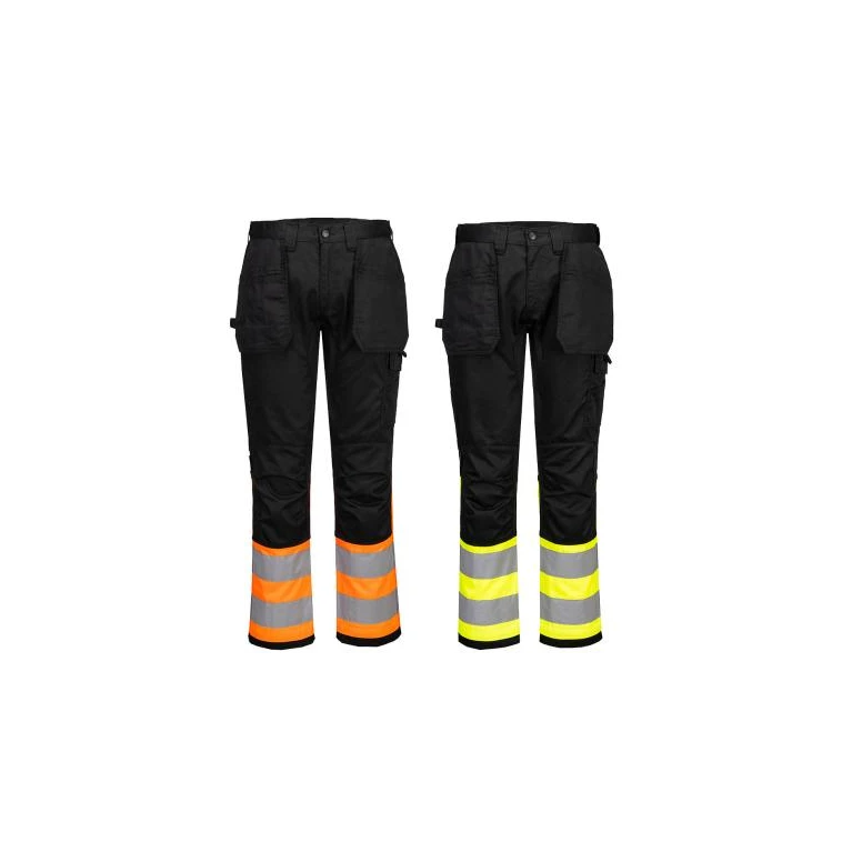 Pantalón de Trabajo Portwest Alta Visibilidad Holster CD858 Stretch Multibolsillos